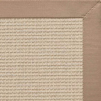 Posh Rug Linen Color Brasilia Sisal Rug with Pistachio Cotton Border 3