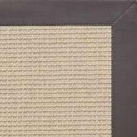 Posh Rug Linen Color Brasilia Sisal Rug with Quarry Cotton Border 3
