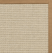Posh Rug Linen Color Brasilia Sisal Rug with Granola Cotton Border 1