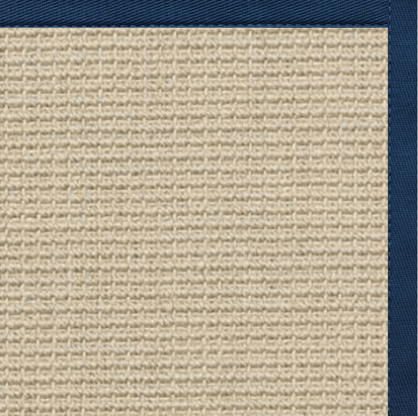 Linen Color Brasilia Sisal Rug with Marina Cotton Border