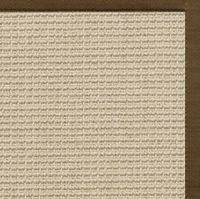 Posh Rug Linen Color Brasilia Sisal Rug with Marsh Cotton Border 1