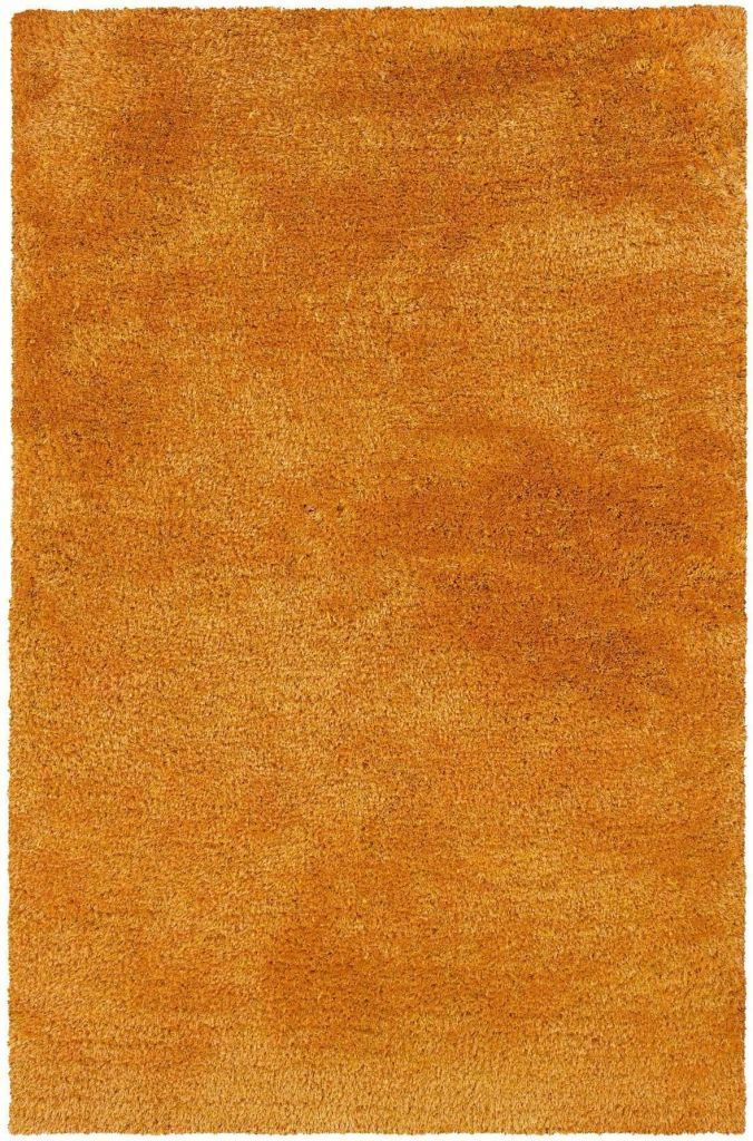 Cosmo Gold  Solid  Shag Rug - Free Shipping
