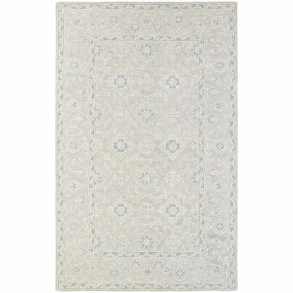 Manor Beige Grey Oriental Persian Traditional Rug - Free Shipping