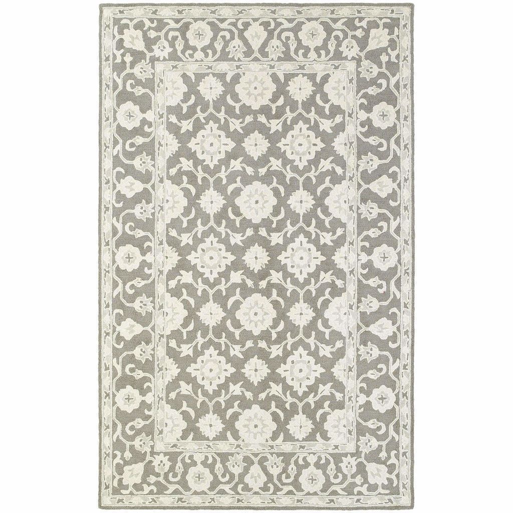 Manor Grey Stone Oriental Persian Traditional Rug - Free Shipping