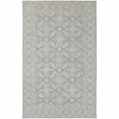Manor Grey Stone Oriental Persian Traditional Rug - Free Shipping