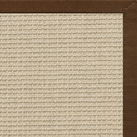 Posh Rug Linen Color Brasilia Sisal Rug with Bronze Cotton Border 3