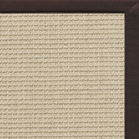 Posh Rug Linen Color Brasilia Sisal Rug with Cocoa Bean Cotton Border 2