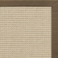 Posh Rug Linen Color Brasilia Sisal Rug with Eucalyptus Cotton Border 2