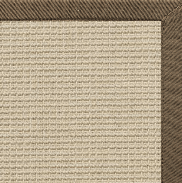 Linen Color Brasilia Sisal Rug with Eucalyptus Cotton Border alternate view