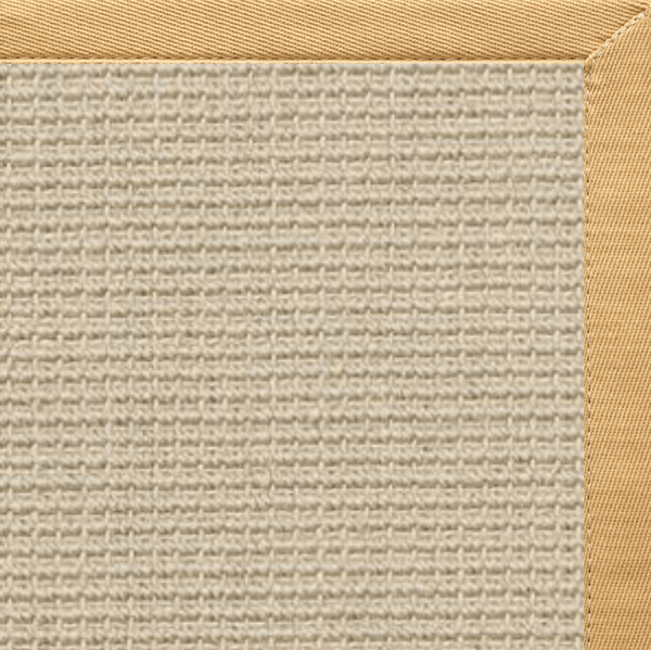 Linen Color Brasilia Sisal Rug with Honeycomb Cotton Border alternate view