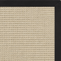 Posh Rug Linen Color Brasilia Sisal Rug with Lava Cotton Border 3