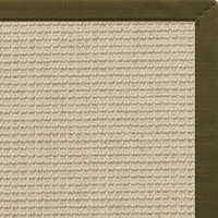Posh Rug Linen Color Brasilia Sisal Rug with Lichen Cotton Border 2