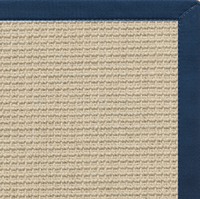 Posh Rug Linen Color Brasilia Sisal Rug with Marina Cotton Border 2