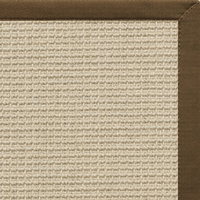 Posh Rug Linen Color Brasilia Sisal Rug with Marsh Cotton Border 2