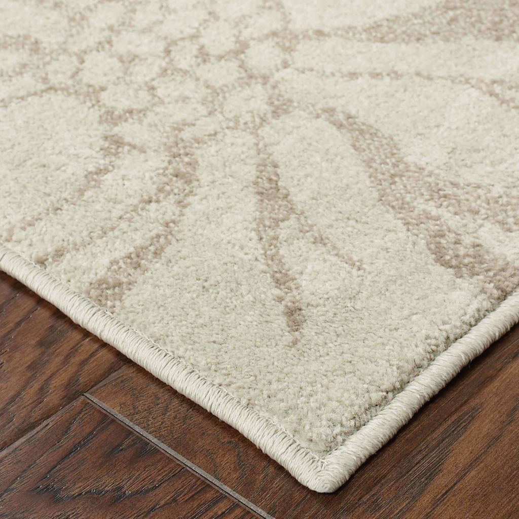 Woven - Adrienne Grey Brown Floral  Transitional Rug