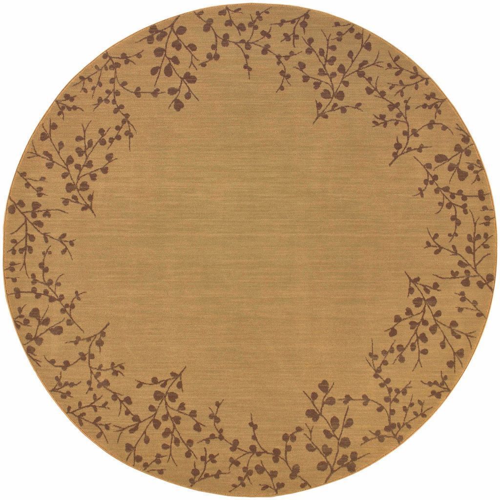 Woven - Allure Beige Brown Floral  Transitional Rug