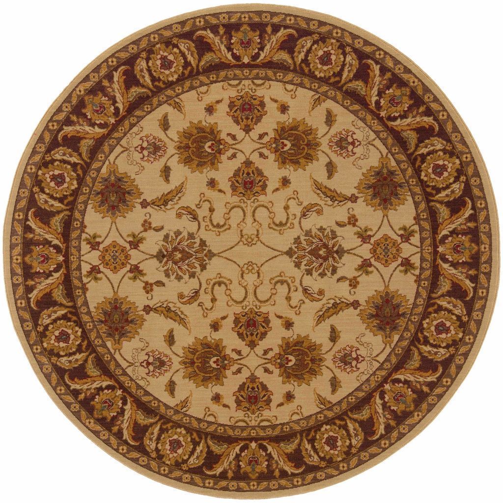 Woven - Allure Beige Brown Oriental Persian Traditional Rug