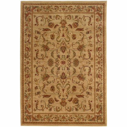 Allure Beige Red Oriental Persian Traditional Rug - Free Shipping