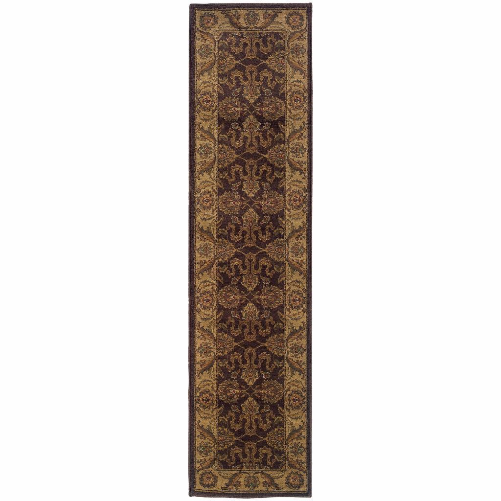 Allure Brown Beige Oriental Persian Traditional Rug - Free Shipping