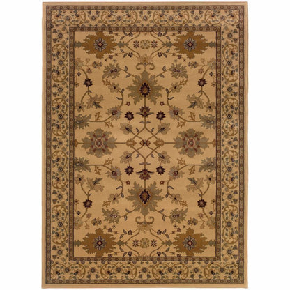Woven - Amelia Ivory Green Oriental Persian Traditional Rug