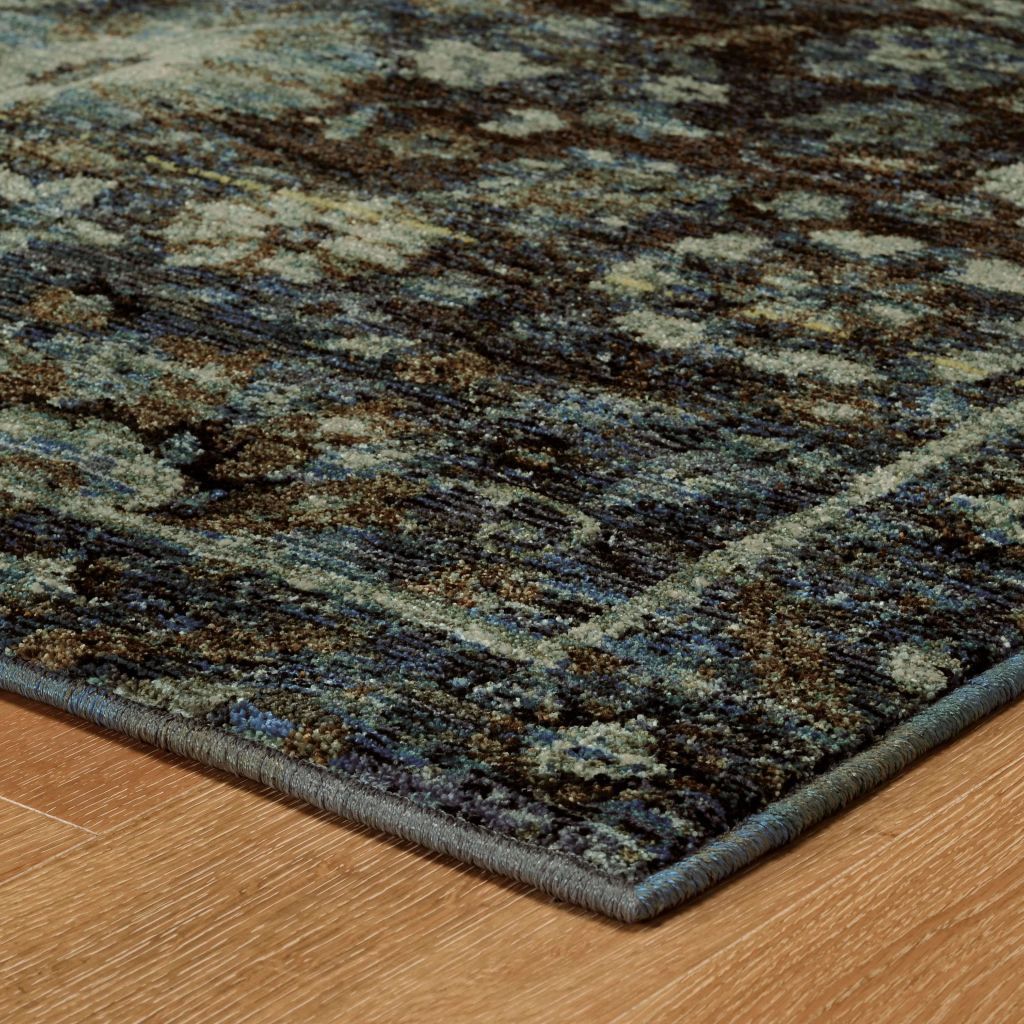 Woven - Andorra Navy Blue Oriental Overdyed Traditional Rug