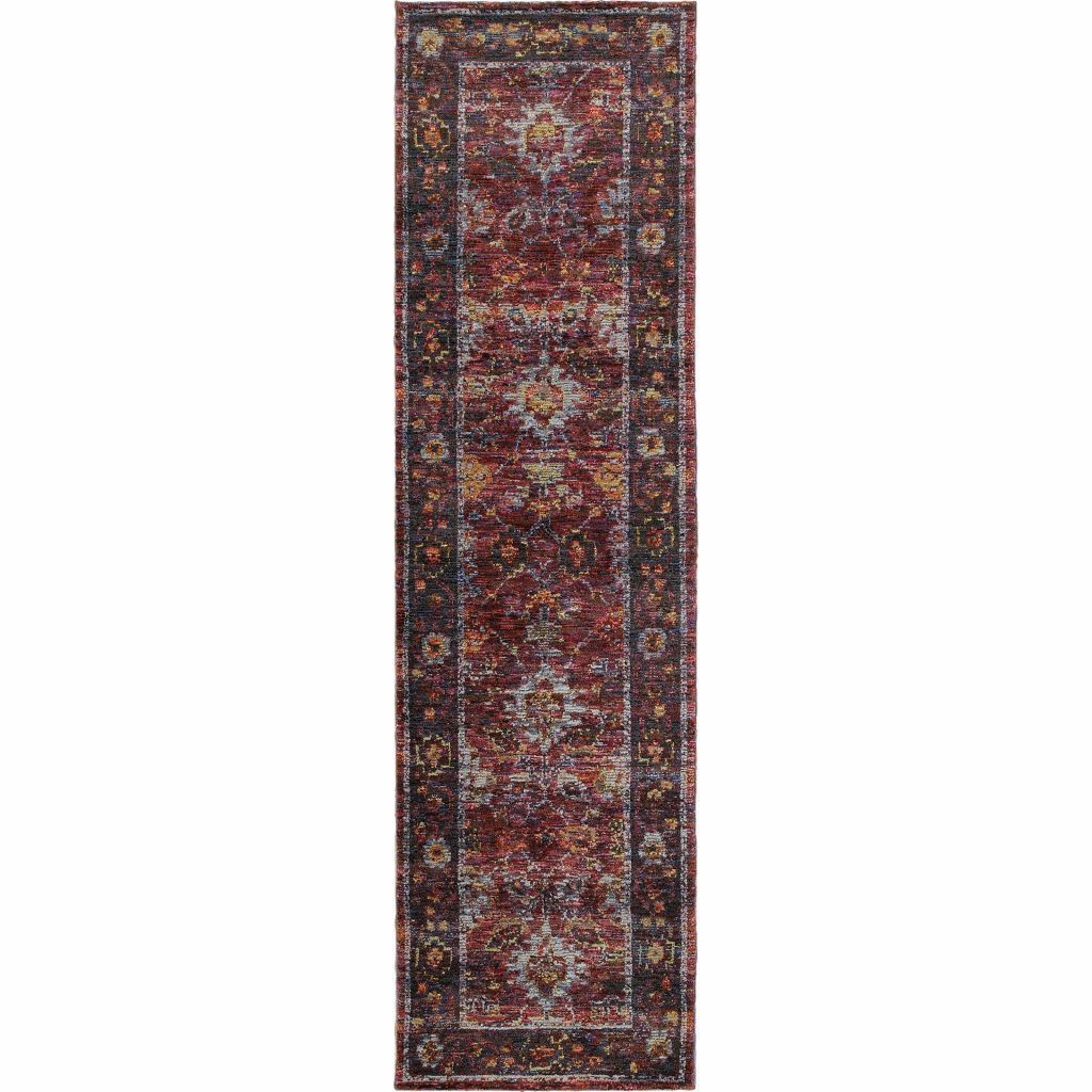 Woven - Andorra Red Purple Oriental Persian Traditional Rug