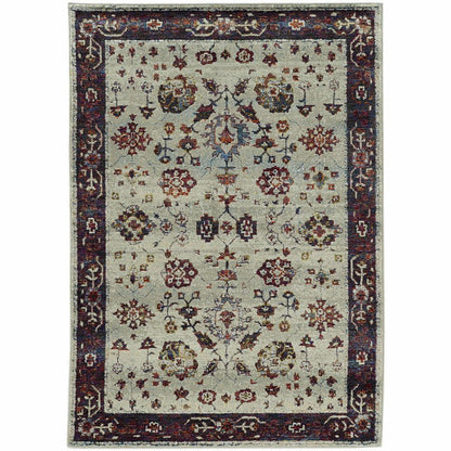 Andorra Stone Red Oriental Persian Traditional Rug - Free Shipping