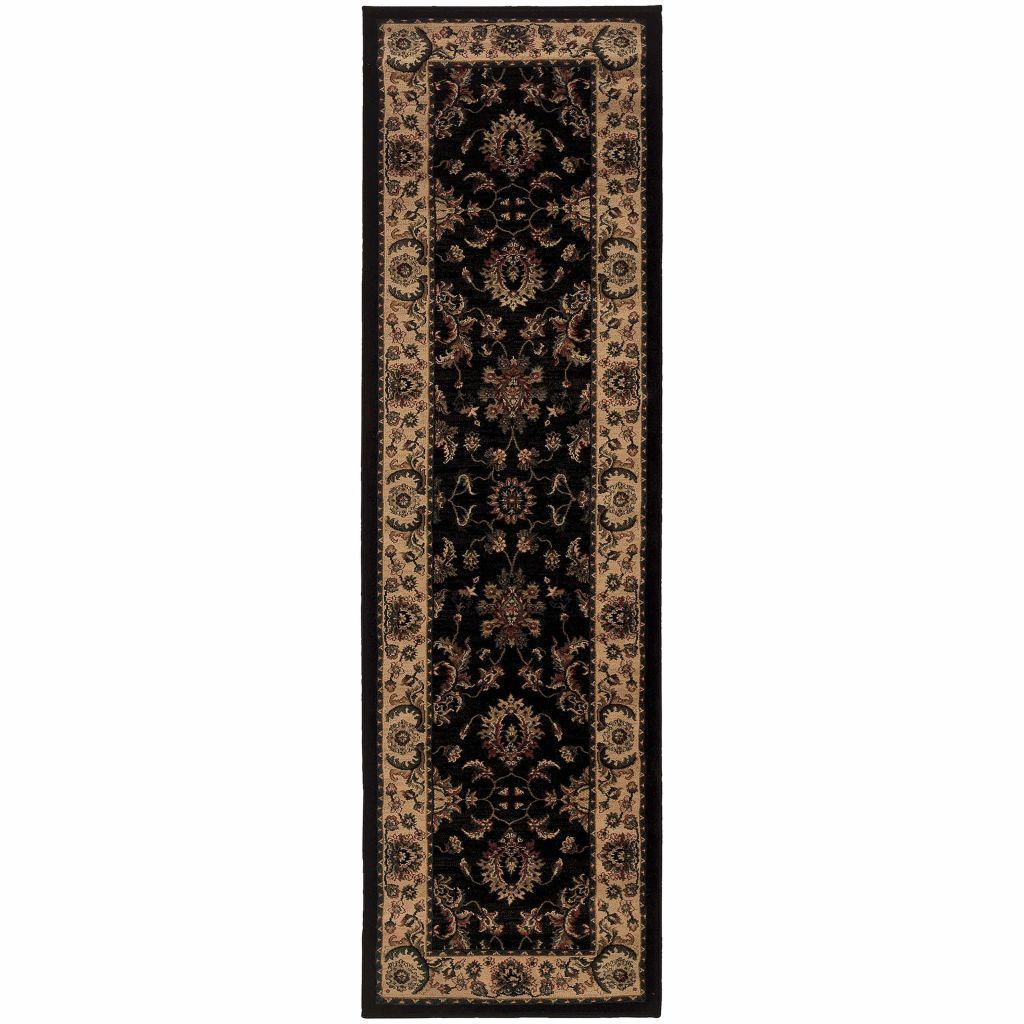 Woven - Ariana Black Ivory Oriental Traditional Traditional Rug