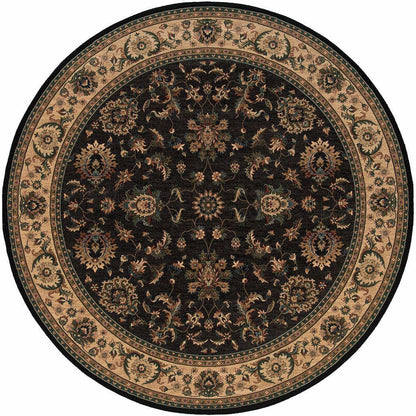 Woven - Ariana Black Ivory Oriental Traditional Traditional Rug