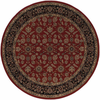 Woven - Ariana Red Black Oriental Traditional Traditional Rug