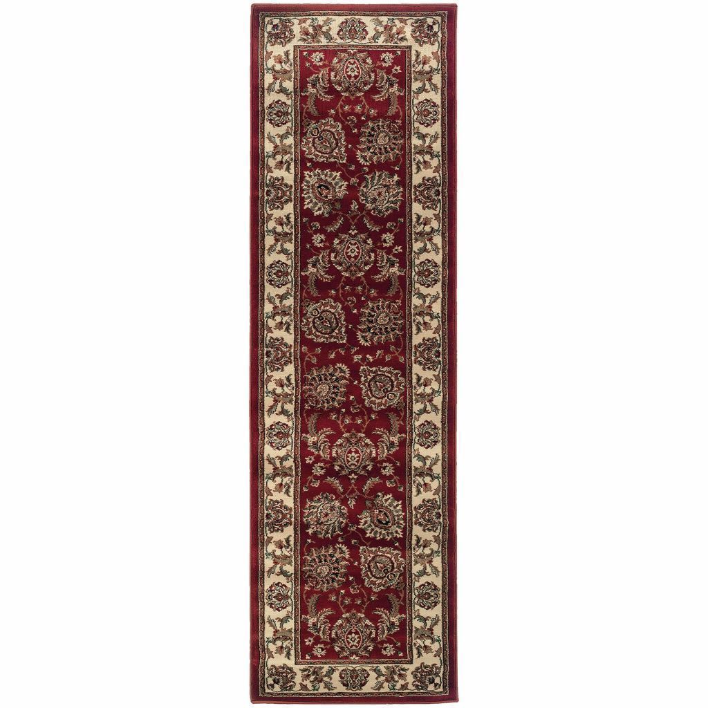 Woven - Ariana Red Ivory Oriental Traditional Traditional Rug