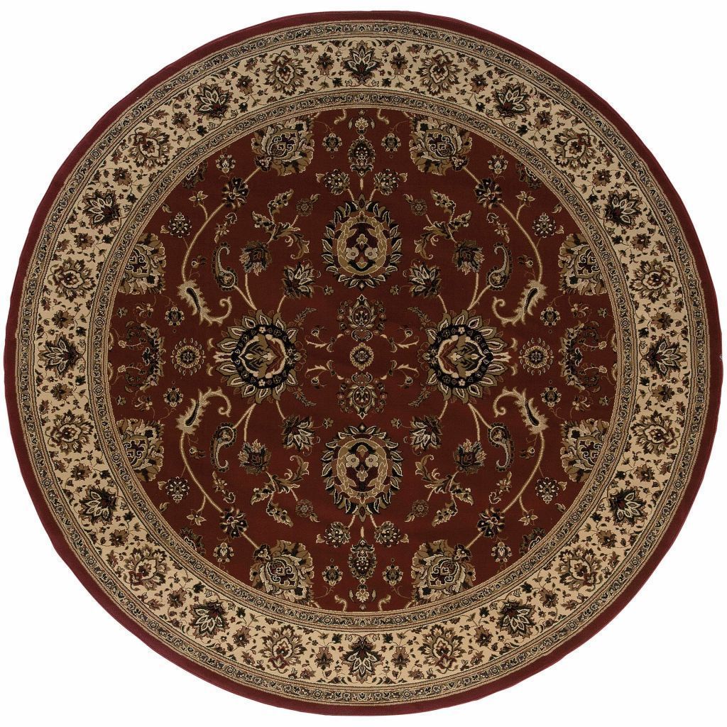 Woven - Ariana Red Ivory Oriental Traditional Traditional Rug