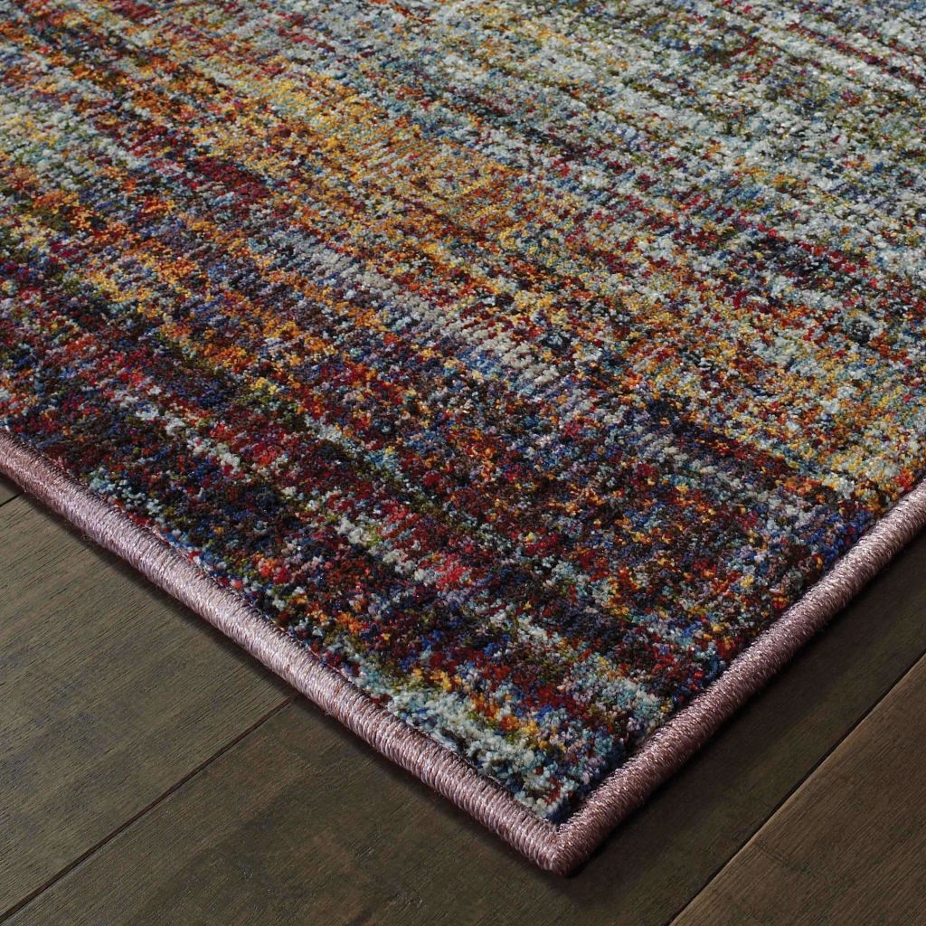 Woven - Atlas Multi Multi Abstract Distressed Casual Rug