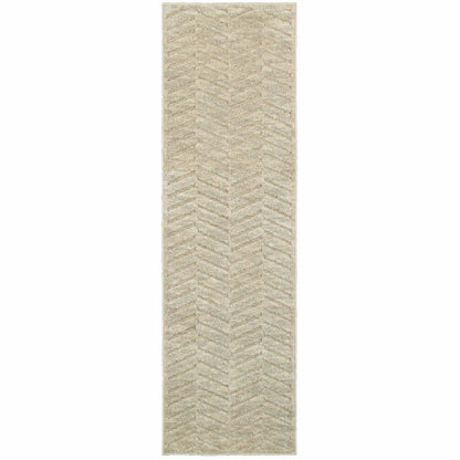 Woven - Elisa Sand Beige Geometric Solid Contemporary Rug