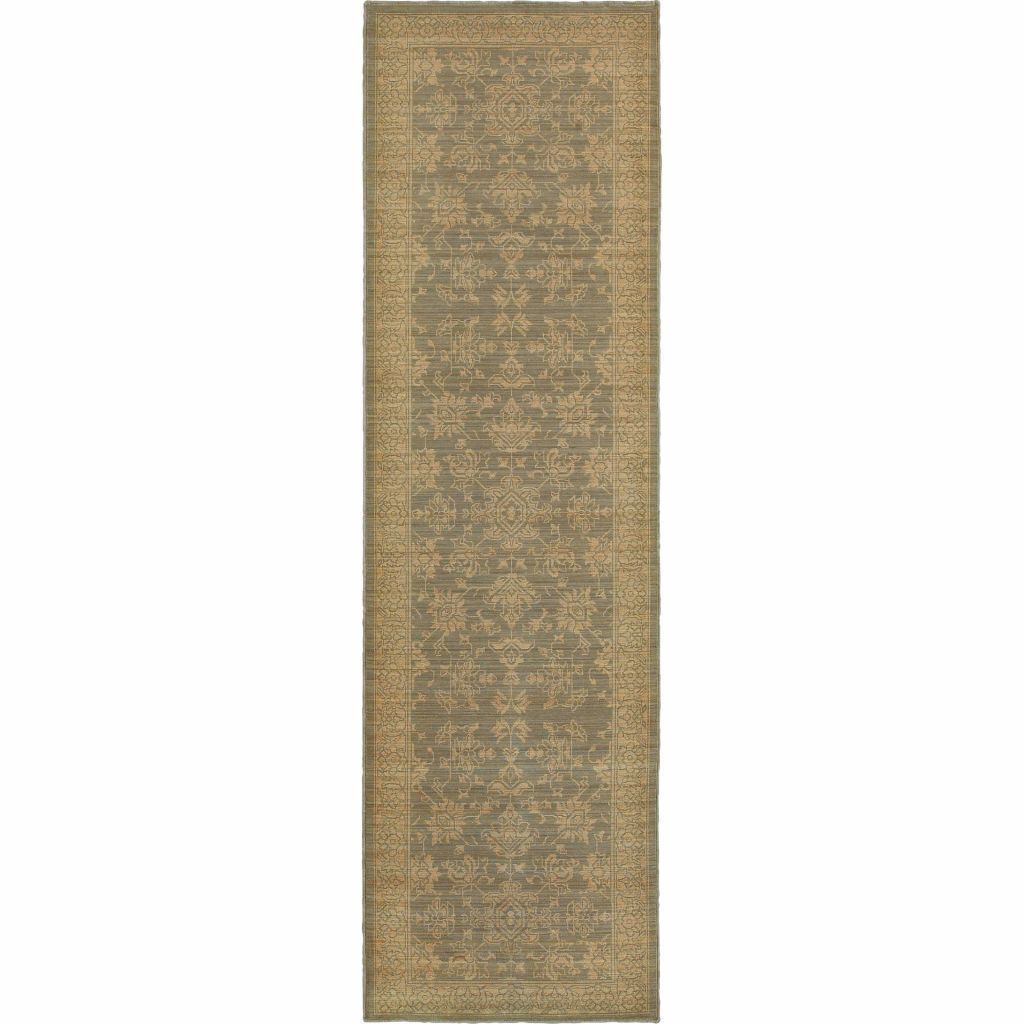 Foundry Blue Beige Oriental Persian Traditional Rug - Free Shipping