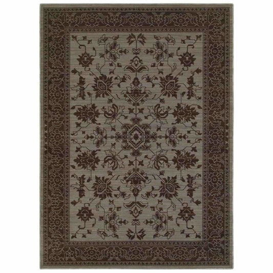 Foundry Blue Grey Oriental Persian Traditional Rug - Free Shipping