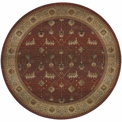 Woven - Genesis Red Beige Oriental Persian Traditional Rug