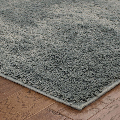 Woven - Impressions Blue  Solid  Contemporary Rug