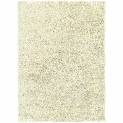 Impressions Ivory  Solid  Contemporary Rug - Free Shipping
