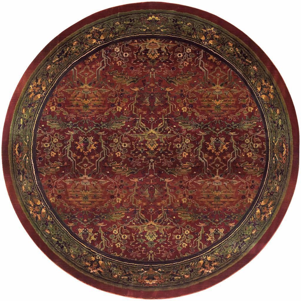 Woven - Kharma Red Green Oriental Persian Traditional Rug