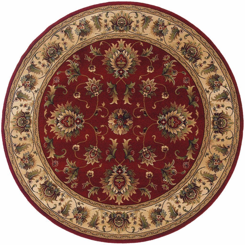 Woven - Knightsbridge Red Beige Oriental Persian Traditional Rug