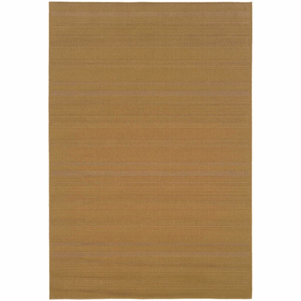 Lanai Beige  Solid  Outdoor Rug - Free Shipping