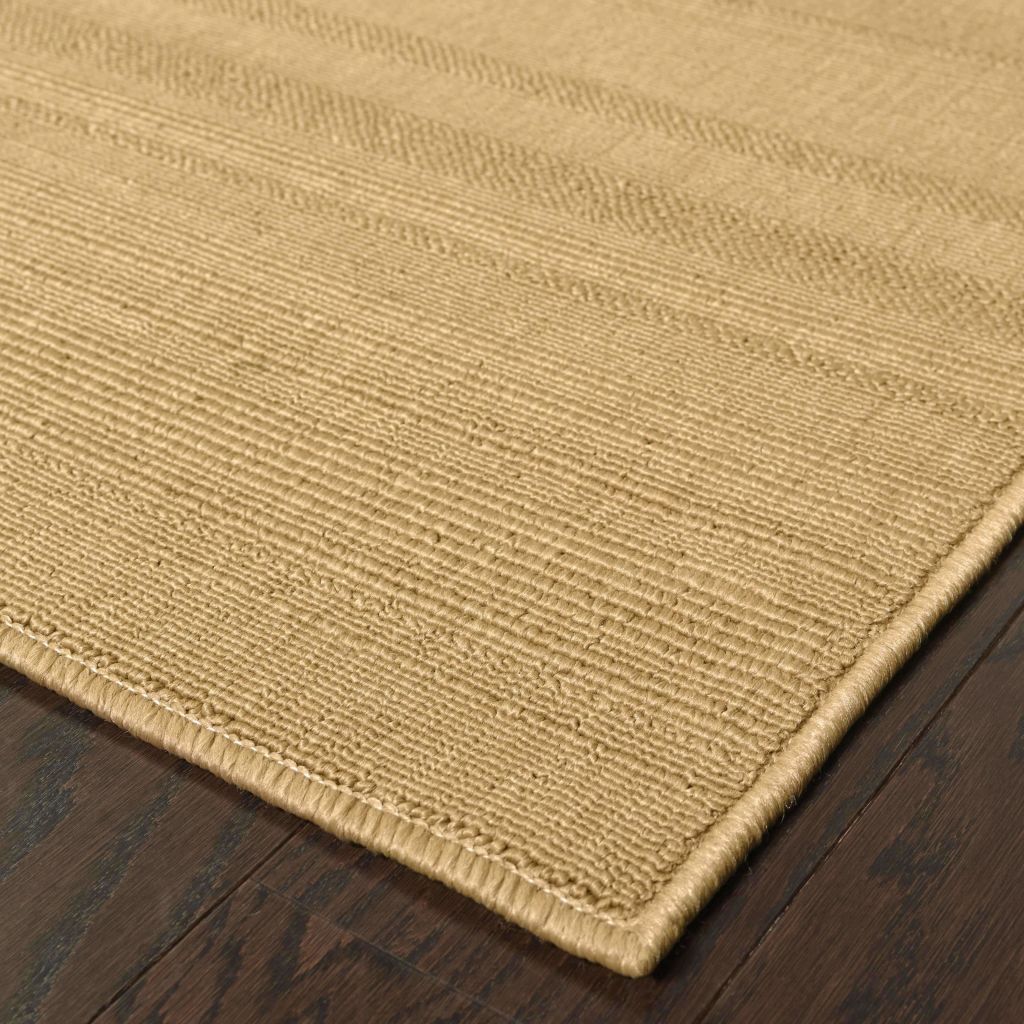 Woven - Lanai Beige  Solid  Outdoor Rug