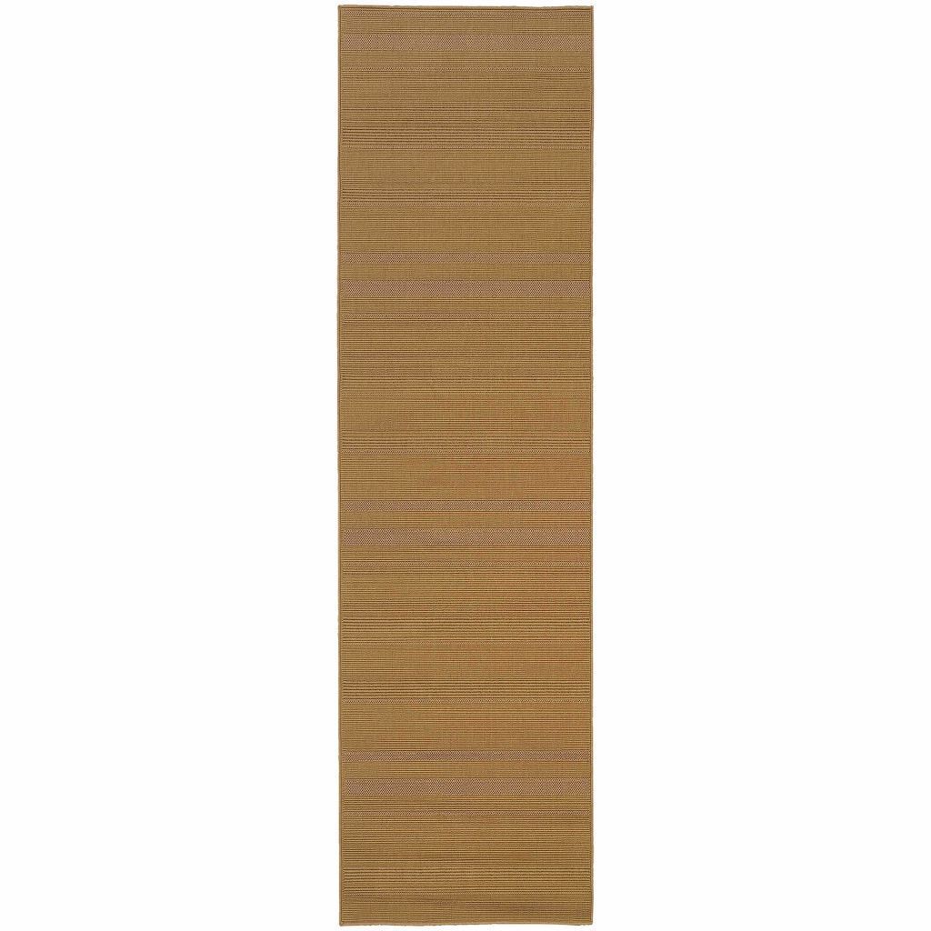 Lanai Beige  Solid  Outdoor Rug - Free Shipping