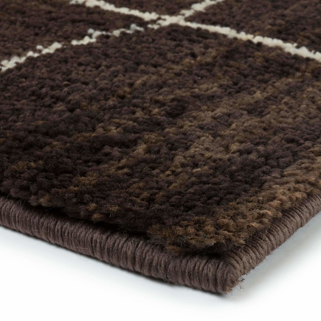 Woven - Marrakesh Brown Ivory Tribal  Transitional Rug