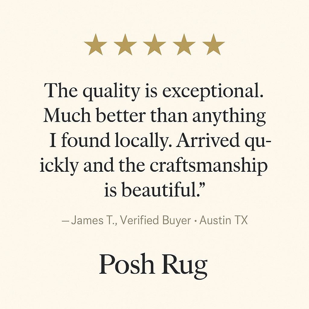 5-star verified review — James T., Austin TX