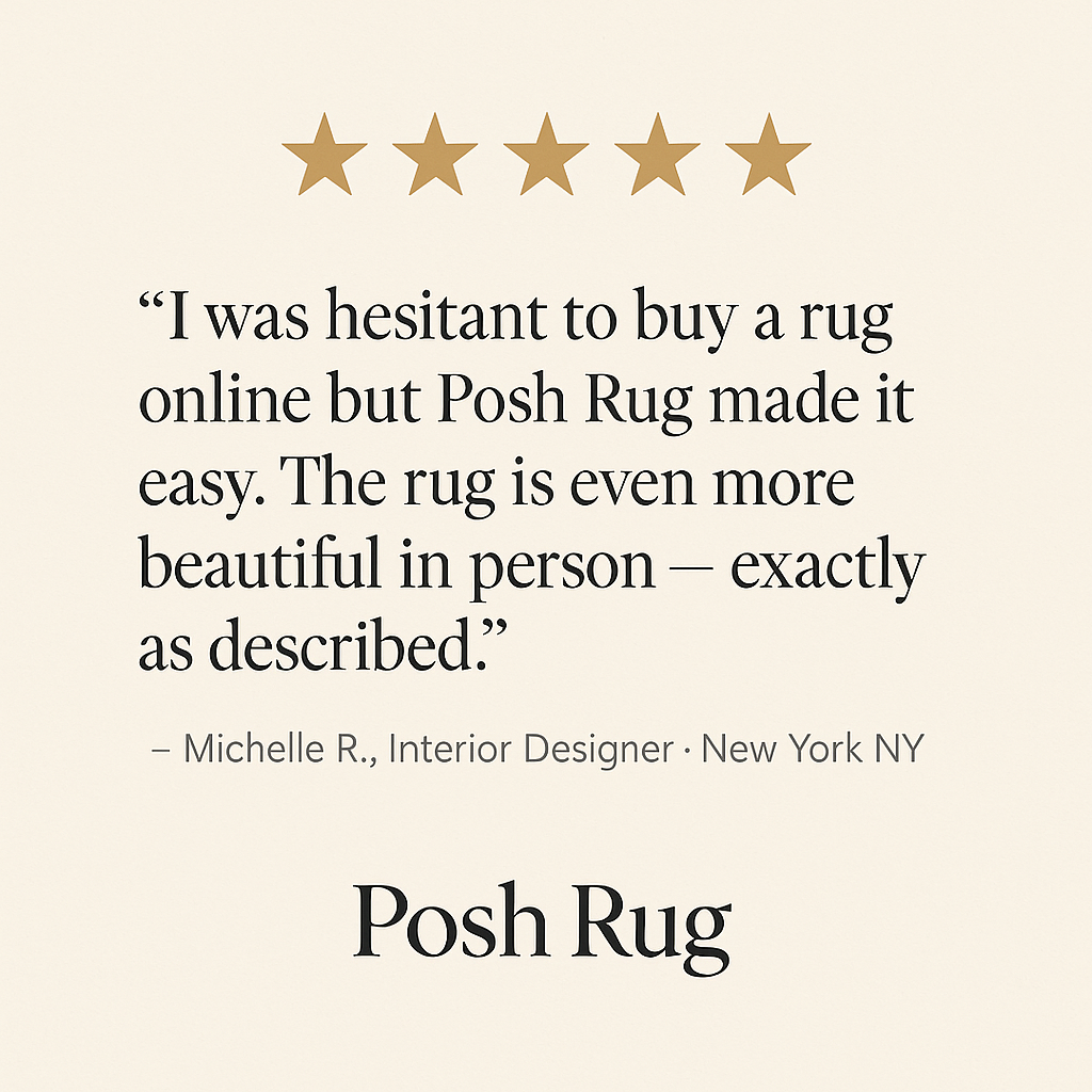 5-star verified review — Michelle R., Interior Designer, New York NY