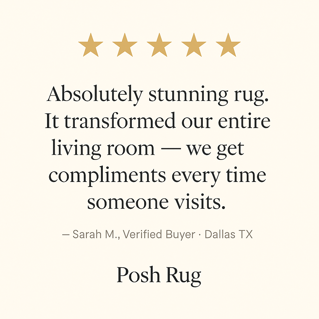 5-star verified review — Sarah M., Dallas TX